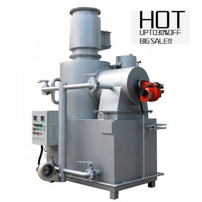Equipamento de tratamento de queima de resíduos Incinerador de gaseificação por pirólise de aço inoxidável