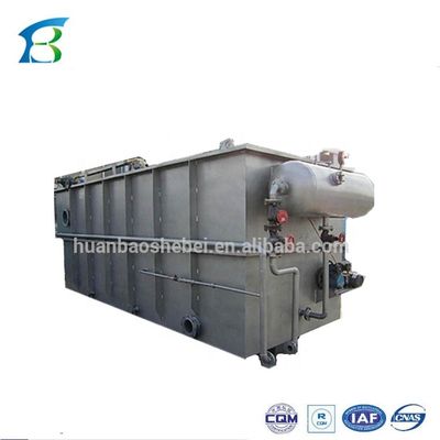 Indústria Equipamento de tratamento de esgotos Máquina de flutuação de ar dissolvido com aço inoxidável