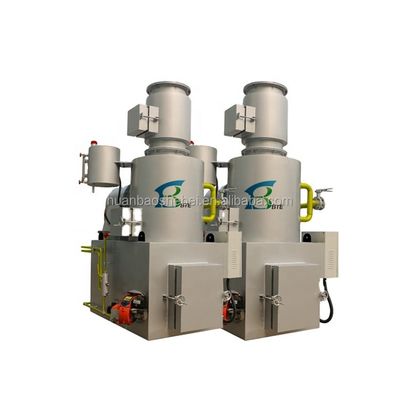 Incinerador de resíduos industriais a óleo para operação simples e queima de resíduos sólidos