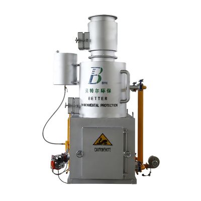 2500 kg Incinerador 1 para componentes essenciais Combustão completa sem poluição