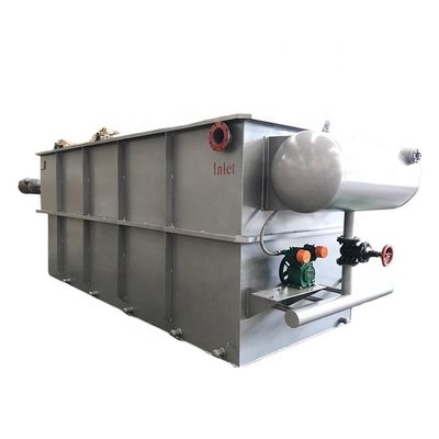Máquina flutuante de ar dissolvido para separação de líquidos sólidos de esgoto Produtividade 3000L/hora
