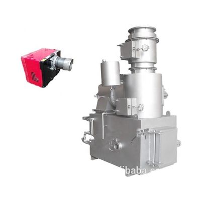 Incinerador sem fumo para resíduos sólidos hospitalares com capacidade de 20-500 kg/lotação, alimentado por petróleo/gás