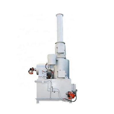 Incinerador sem fumo para resíduos sólidos hospitalares com capacidade de 20-500 kg/lotação, alimentado por petróleo/gás