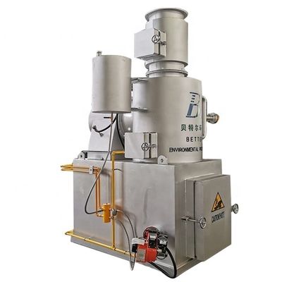 Incinerador sem fumo de 750 L/H para equipamento de tratamento de resíduos hospitalares de tamanho personalizado