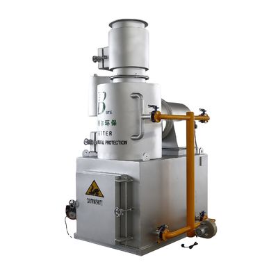 Incinerador sem fumo de 750 L/H para equipamento de tratamento de resíduos hospitalares de tamanho personalizado