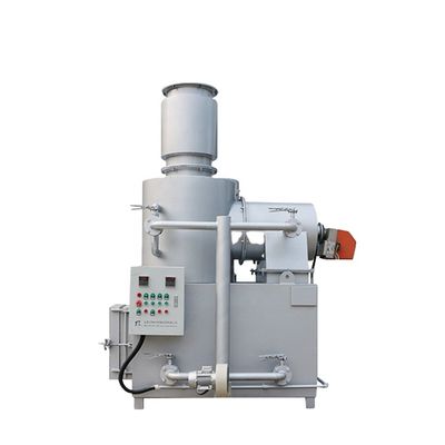 Incinerador sem fumo de 750 L/H para equipamento de tratamento de resíduos hospitalares de tamanho personalizado