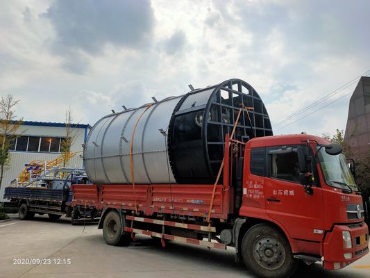 8-12 m3/dia Tratamento de estrume Fermentação Tanque orgânico Equipamento de produção de fertilizantes