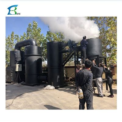 Incineração completa de resíduos hospitalares com o nosso sistema de incineração de aço carbono de 2500 kg