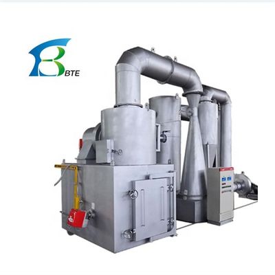 Incineração completa de resíduos hospitalares com o nosso sistema de incineração de aço carbono de 2500 kg