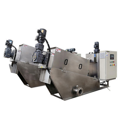 Máquina de desaguagem por pressão a parafuso para tratamento de resíduos oleosos na indústria de mineração de energia