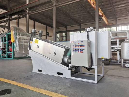Máquina de desaguagem por pressão a parafuso para tratamento de resíduos oleosos na indústria de mineração de energia