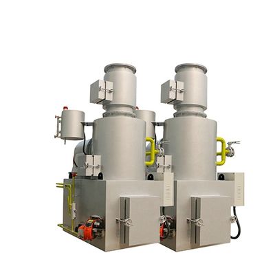 Incinerador de instalações de reciclagem de crematórios de plástico de 2 a 13 toneladas com queimador de óleo diesel a gás