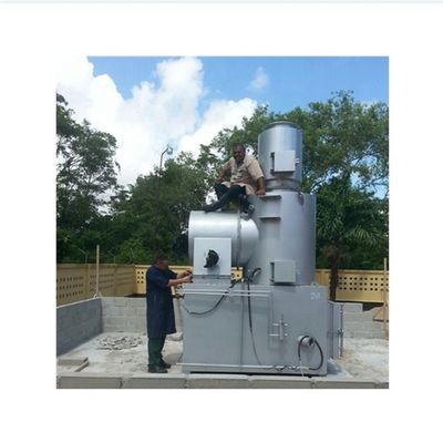 Incinerador de instalações de reciclagem de crematórios de plástico de 2 a 13 toneladas com queimador de óleo diesel a gás